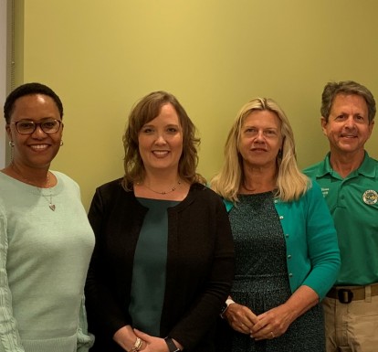 CSC Council Members and executive staff wear green to celebrate Mental Health Awareness Month.