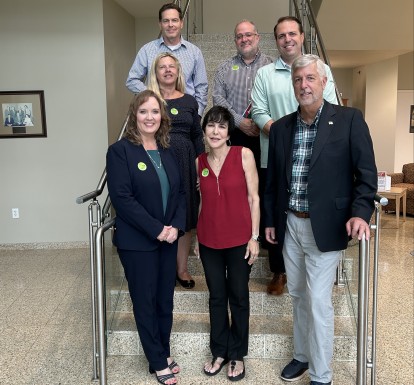 CSCPBC's Council joins CEO Lisa Williams-Taylor in recognizing May as Mental Health Awareness and Trauma-Informed Care Month by wearing green.