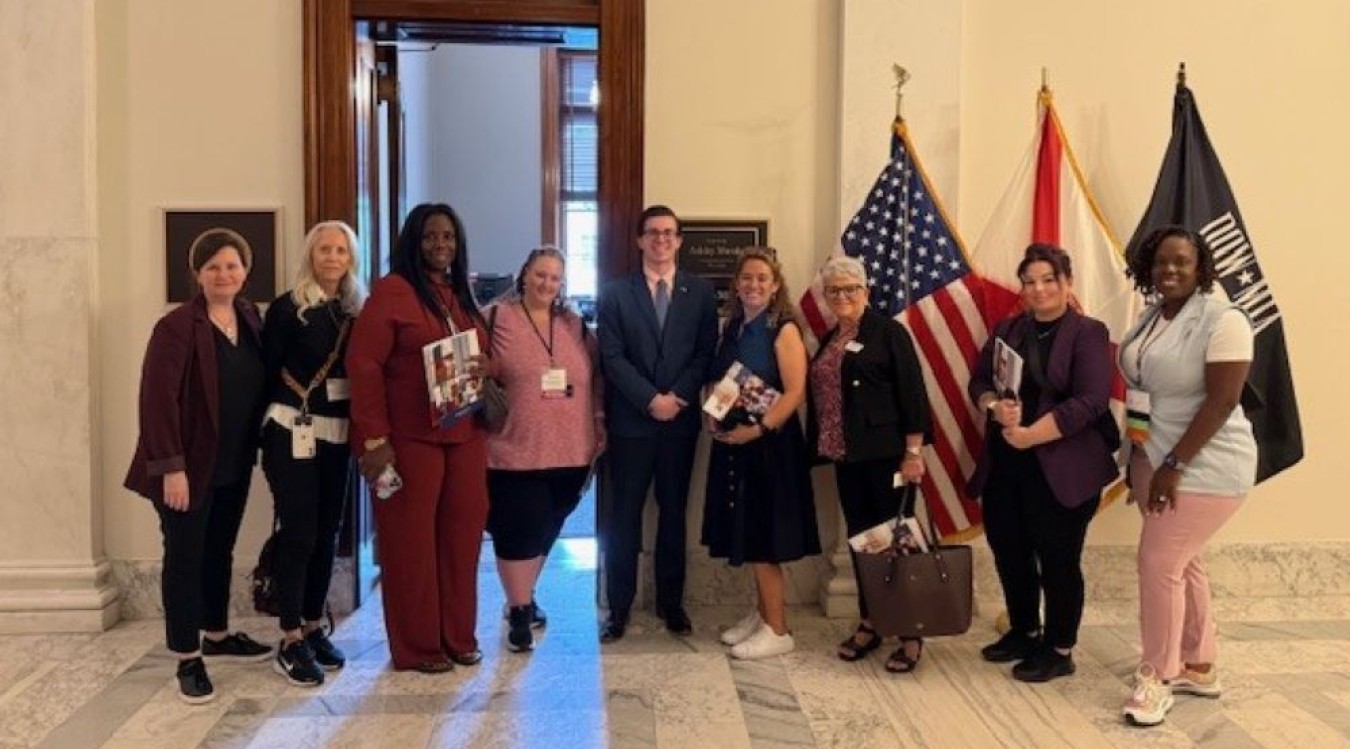 Members of CSC's Resident Advisory Committee met with legislators and presented at a national child care conference in the Washington, D.C. area in 2025.