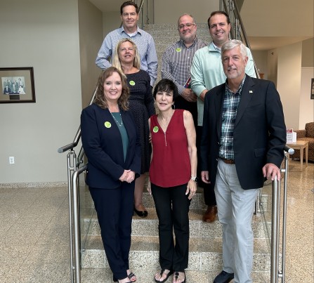 CSCPBC's Council joins CEO Lisa Williams-Taylor in recognizing May as Mental Health Awareness and Trauma-Informed Care Month by wearing green.