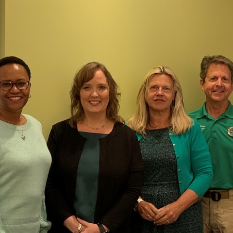 CSC Council Members and executive staff wear green to celebrate Mental Health Awareness Month.